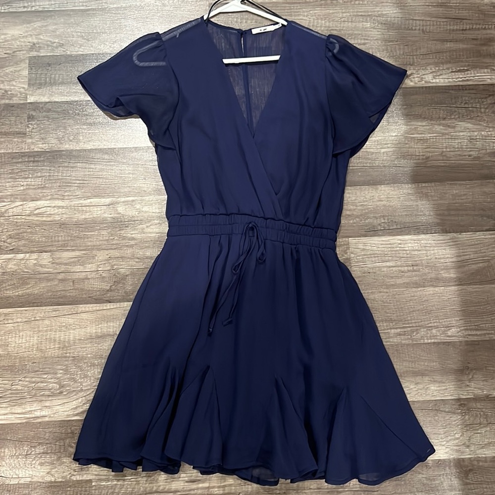 WEDDING GUEST DRESS- Francesca’s Blue Dress